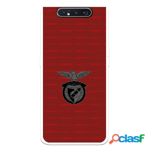 Funda para Samsung Galaxy A80 del Escudo Fondo Granate -