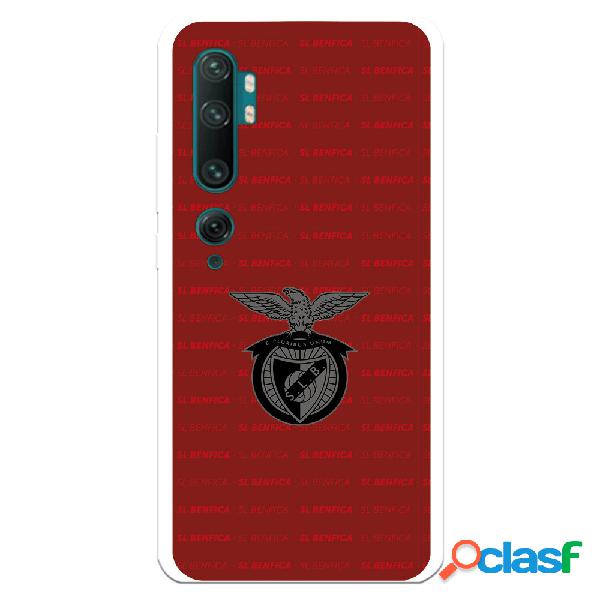 Funda para Xiaomi Mi Note 10 del Escudo Fondo Granate -