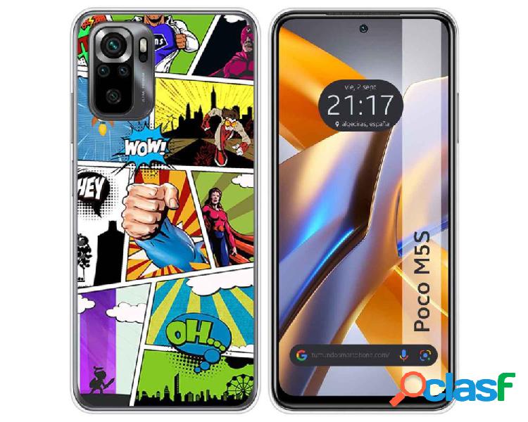 Funda para Xiaomi Poco M5S TUMUNDOSMARTPHONE Dibujos Comic