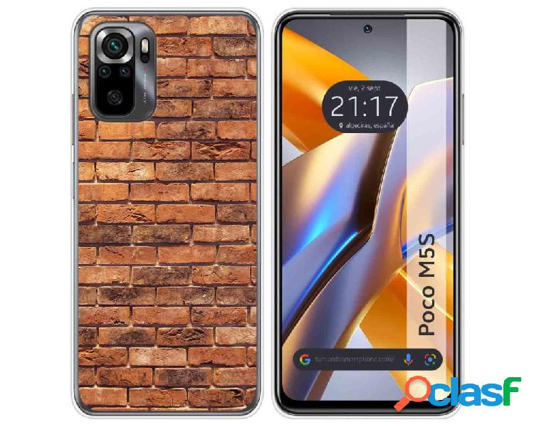 Funda para Xiaomi Poco M5S TUMUNDOSMARTPHONE Dibujos Teja 04