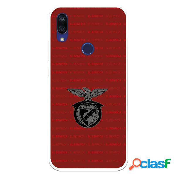 Funda para Xiaomi Redmi 7 del Escudo Fondo Granate -