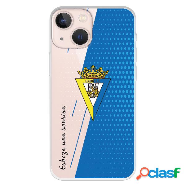 Funda para iPhone 13 Mini del Cádiz Esboza una sonrisa -