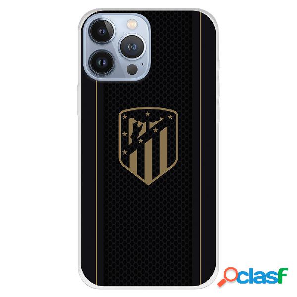 Funda para iPhone 13 Pro Max del Atleti Escudo Dorado Fondo