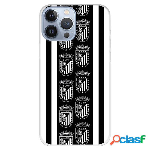 Funda para iPhone 13 Pro Max del Badajoz Escudos Blanco y
