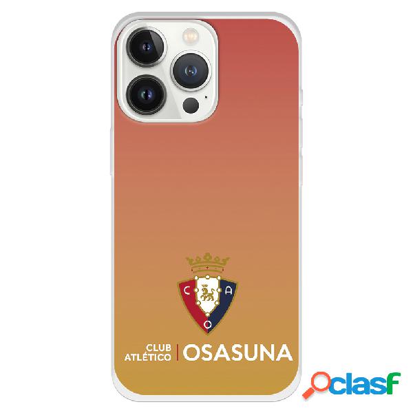 Funda para iPhone 13 Pro del Osasuna Escudo Fondo Degradado