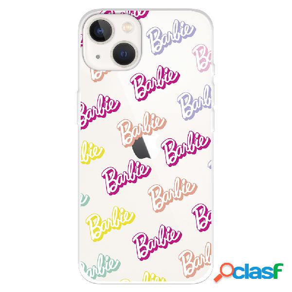 Funda para iPhone 14 Oficial de Mattel Barbie Logo Patron -