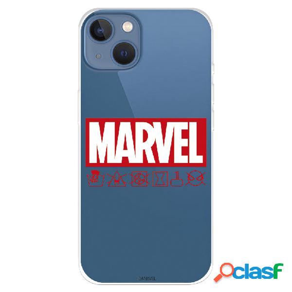 Funda para iPhone 14 Plus Oficial de Marvel Marvel Logo Red