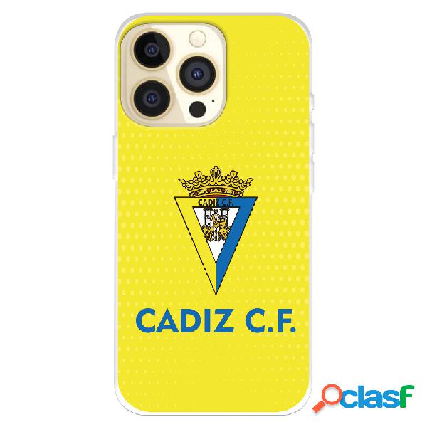 Funda para iPhone 14 Pro del Cádiz CF Fondo Amarillo -