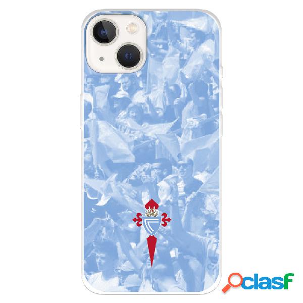 Funda para iPhone 14 del RC Celta Escudo Fondo Hinchada -