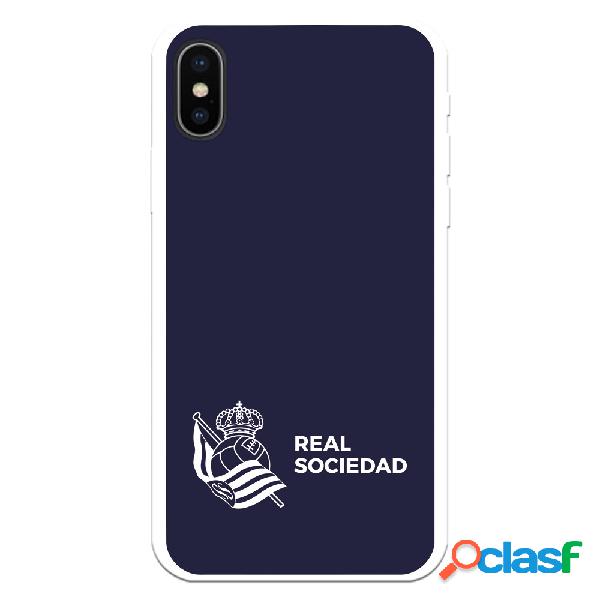 Funda para iPhone X del Real Sociedad de Futebol Real fondo