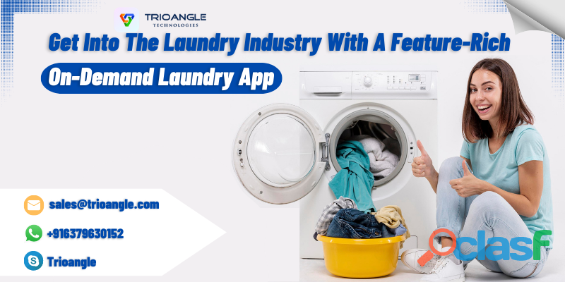 Get into the laundry industry with a feature rich On demand