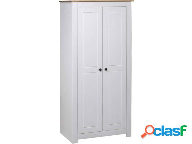 Guardarropa VIDAXL blanco 80x50x171,5 cm pino Panama macizo