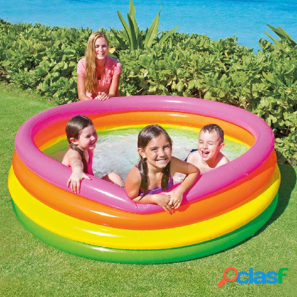 INTEX Piscina inflable Sunset 4 anillos 168x46 cm