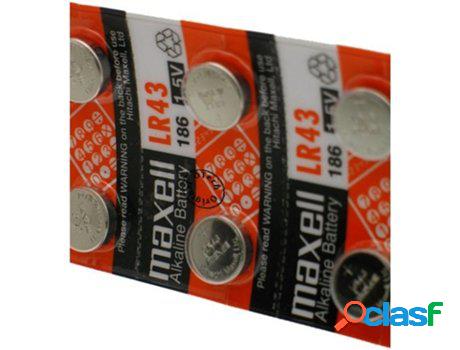 Juego de 10 Pilas OTECH Maxell para IEC LR43