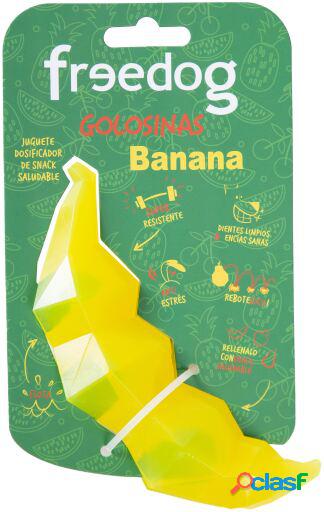 Juguete Dosificador de Snacks en forma de Banana 15.3 cm