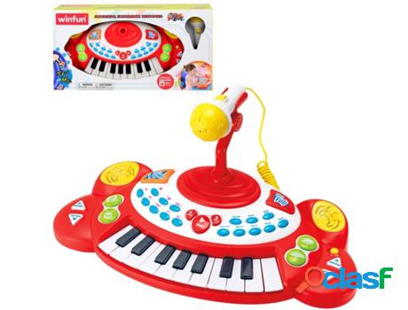 Juguete Musical WINFUN Piano electrónico con microfóno