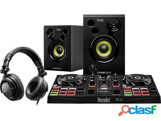Kit Controlador DJ + Altavoces Monitor + Auriculares