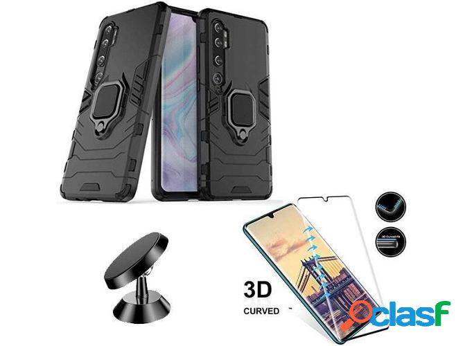 Kit Funda, Soporte y Protector de Cristal Templado Xiaomi Mi