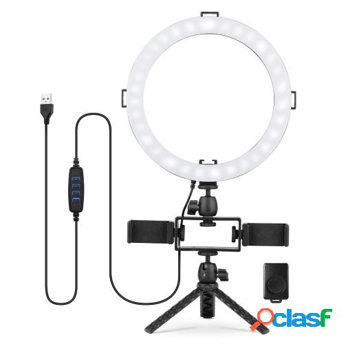 Kit de anillo de luz LED de 10 pulgadas / 26 cm 3 modos de