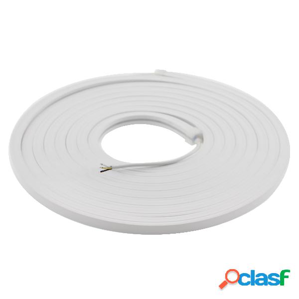 Led neon flex 12x12mm dc24v 240led/m cct 5m 90w ip67 blanco