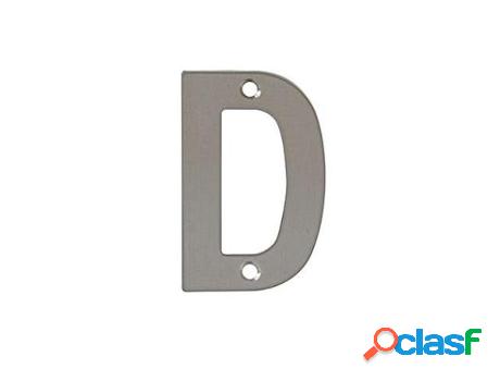 Letra d-4 pulgadas acero inoxidable 18/8