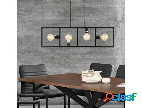Lámpara Colgante LUX.PRO Negro (60 W - E27)