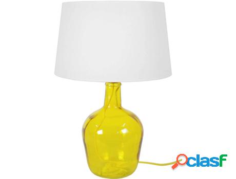 Lámpara de Mesa TOSEL Bordeaux (Amarillo, Blanco - E27 -