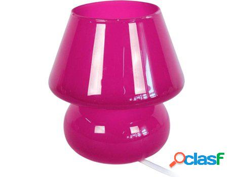 Lámpara de Mesa TOSEL Champignon (Fúcsia - E14 - Máx. 40W