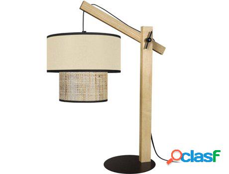 Lámpara de Mesa TOSEL Cochin P (Crema - E27 - Máx. 40W -