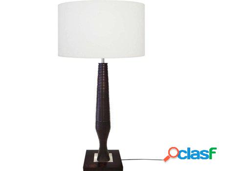 Lámpara de Mesa TOSEL Columbus (Natural, Verde - E27 -