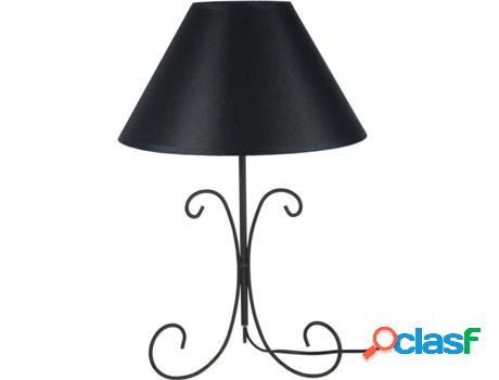 Lámpara de Mesa TOSEL Curl (Negro y Blanco - E27 - Máx.