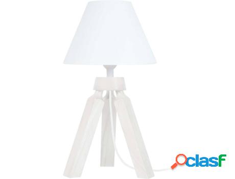 Lámpara de Mesa TOSEL Gaby (Império Blanco, Blanco - E14 -