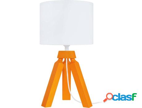 Lámpara de Mesa TOSEL Gaby (Naranja - E14 - Máx. 40W -
