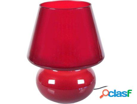 Lámpara de Mesa TOSEL Grand Champigno (Rojo - E27 - Máx.