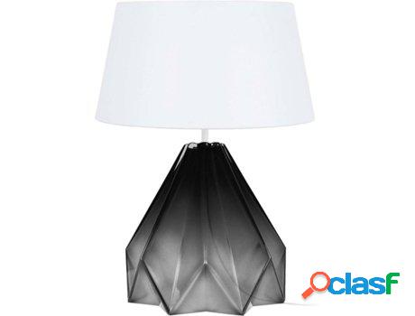 Lámpara de Mesa TOSEL Helsinki (Fumado, Blanco - E27 -