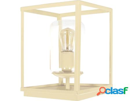 Lámpara de Mesa TOSEL Hesse (Crema Cilíndrico,