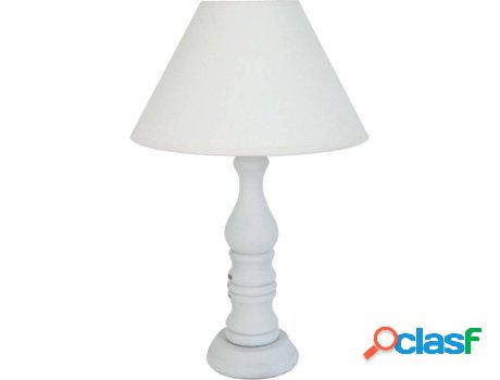 Lámpara de Mesa TOSEL Issy (Blanco - E27 - Máx. 40W -