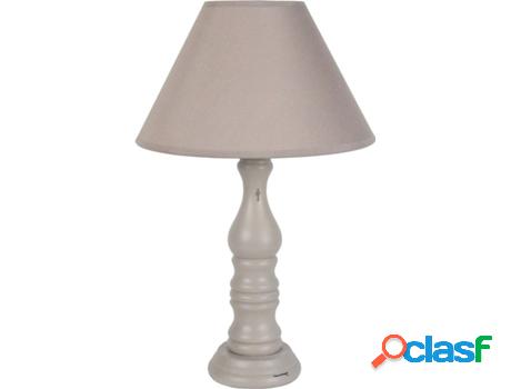 Lámpara de Mesa TOSEL Issy (Império Taupe, Taupe - E27 -