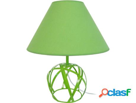 Lámpara de Mesa TOSEL Juno (Verde - E27 - Máx. 40W -