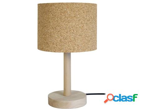 Lámpara de Mesa TOSEL Katita (Natural - E14 - Máx. 40W -