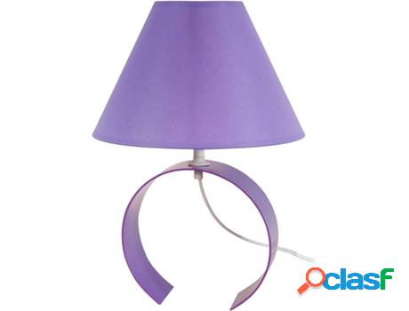 Lámpara de Mesa TOSEL Koli (Império Morado, Morado - E14 -
