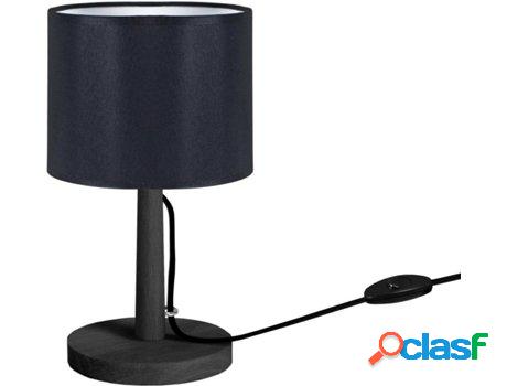 Lámpara de Mesa TOSEL Mykines (Negro - E14 - Máx. 40W -