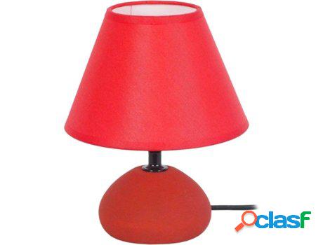 Lámpara de Mesa TOSEL Rachel (Rojo, Rojo Empire - E14 -