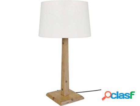 Lámpara de Mesa TOSEL Tacks (Natural, Crudo - E27 - Máx.