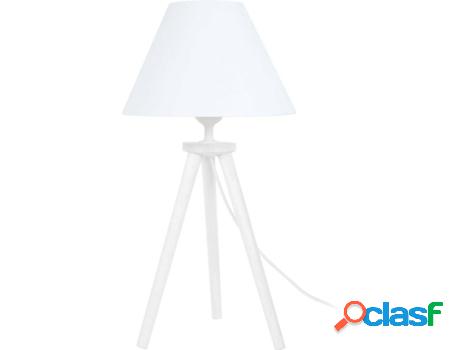 Lámpara de Mesa TOSEL Utgard (Império Blanco, Blanco - E27