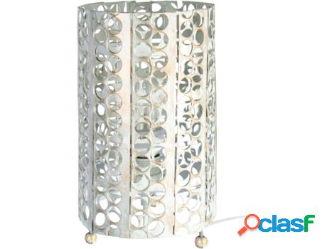 Lámpara de Mesa TOSEL Zen (Blanco, Blanco Cilíndrico - E27