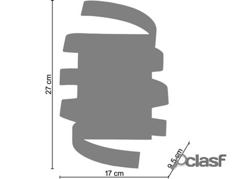 Lámpara de Pared TOSEL Barber Pole (Verde - E27 - Máx. 40W