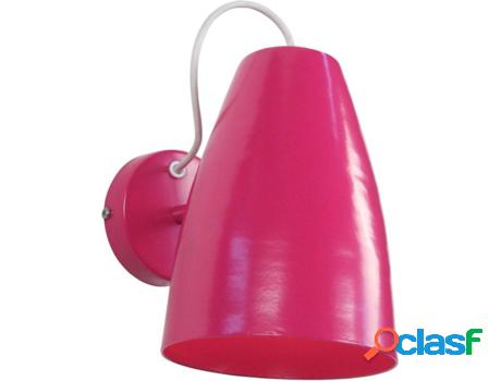 Lámpara de Pared TOSEL Larsen (Rosa - E27 - Máx. 40W -