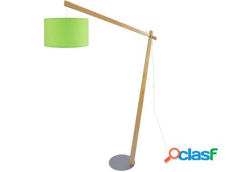 Lámpara de Pié TOSEL Belfort Cylinder (Verde - E27 - Máx.
