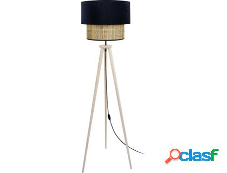 Lámpara de Pié TOSEL Cochin T (Negro - E27 - Máx. 40W -